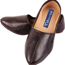 Mojaris for Men | Shoes for Men with PU Sole | Comfortable & Lightweight |Durable & Trendy Design, GP_VTR_6001JalsaBrwn_P-image-103