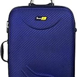 Polyester Anti-Scratch Cabin/Check-in Soft Trolley Suitcase with 2 Wheels-(22Inch) (Navy Blue)-8