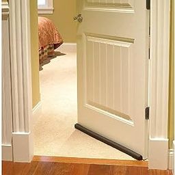 Radiant Sound and Dust Proof Twin Under Door Draft Fabric Guard | Gap Sealer - Stops Light/Dust/Cool Air Escape | (Brown) - Pack of 4-image-57