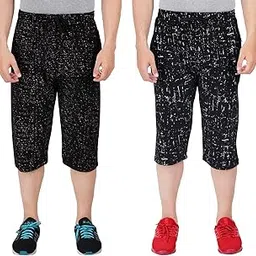 feel track Men's Regular Fit Three Fourth Capri (Pack of 2)-picture-36
