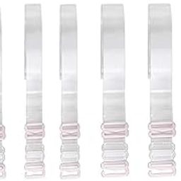 Clear Silicone Reusable Adjustable Detachable Bra Straps for Women, Pack of 4 Pairs-image-70