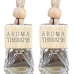 Perfume Hanging Bottle for Car |Refillable Empty Glass Diffuser Bottles for Essential Oils| Decorative Pendant for Car, Home, and Room - Pack of 2-picture-48