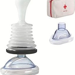 ELBME® Choking Rescue Device, Portable Airway Suction Device, Professional Emergency Device for Choking Anti Choking Device for Baby, AccessoriesColor - Package + Black-picture-29