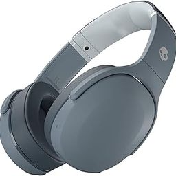 Skullcandy Crusher Evo Wireless Over-Ear Bluetooth Headphones with Microphone, for iPhone and Android, 40 Hour Battery Life, Extra Bass Tech - Bonus Line USB-C Cable -Chill Gray-31