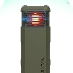 FLEXTAIL Max Repeller S Portable Electric Mosquito Repeller 30ft Protection 329°F Efficient Heating Rechargeable Ideal for Outdoors, Camping, Backpacking, Patios (Repellent Pads Not Included) Green-image-1