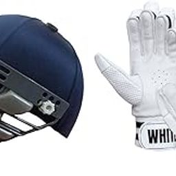 Whitedot Combo Eleanor Cricket Helmet and Capital Cricket Batting Gloves-image-40