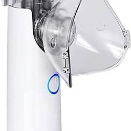 AccuTrust Portable Mesh Nebulizer, One-Button Operation, Silent Operation, High Nebulization Rate, Medical Grade Materials, USB Rechargeable, White-image-88