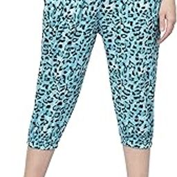 Women's Animal Print Tie-Dye Strechable Capri 3/4th Shorts-picture-35