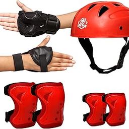 STYRKR Skating Guard, Protective Skating Guard Kit | Skate, Cycling Protection Set | Multi Sport Gear for Children Age 4-7 Years(STY-08)-image-81