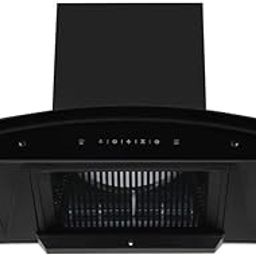 Hindware Smart Appliances CELESIA BLK IN 90 cm 1500 m³/hr Filterless Auto-Clean Kitchen Chimney With Metallic Oil Collector, Motion Sensor & Touch Control 2024 Model (Curved Glass, Black)-image-106