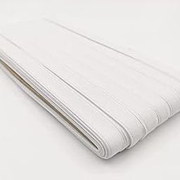 ONRESTO Woven Elastic Band White Elastic (25 Meters, 1/2 inch) High Elasticity, Ideal for Tailoring/Sewing, Fashion Designing, Boutique, Stitching-3