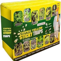 Chipku A5 Yellow Sticky Trap for Insects Pack of 5 Sheets| for Garden & Agriculture to Control Whiteflies, Aphids, Thrips, Jassids| Fly Catcher Insect Catcher Glue Trap for 100% Results-picture-16