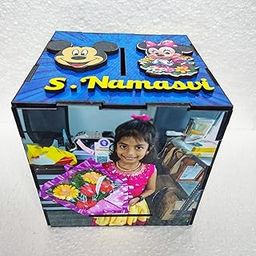 THE MAGICAL GIFTS, Personalized Photo Money Saving Box with Cartoon Designs | Custom Kids Piggy Bank with Name | Unique Birthday Gift, Return Gift, Memory Keepsake-image-64