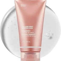 Korean Bio-Collagen Overnight Peel Off Face Mask, 75g, Hydrating and Firming Formula for Glowing Skin-image-91