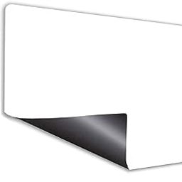 Awestuffs Magnetic Dry Erase Whiteboard Sheet for Refrigerator - Stain Resistant Whiteboard Sheet - with 4 Markers and Eraser - [45 x 30 cm] [Made in India] (Plain White) (Large)-image-36