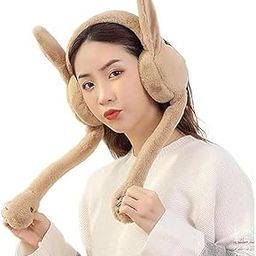 Tomorrow FashionCute Rabbit Ear Moving Earmuffs for Kids – Warm Plush Winter Headband for Boys & Girls | Pneumatic Animated Floppy Ear Design | Soft & Cozy Cold Weather Accessory-image-95