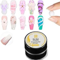 5D sculpture Gel Carved Gels Nail Polish for Decoration Patterns Nail Art Kit DIY Flowers Painting-33