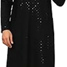 swagg india Men's Viscose Rayon Chikankari Kurta, Green, Knee Length, Mandarin Collar-picture-4