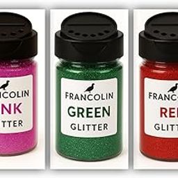 Francolin Glitter | Pink, Green & Red | Resin Art | Glitter – Shimmer for Epoxy, Tumblers, Slime & Nail Art – Cosmetic Grade – 75g*3-image-98