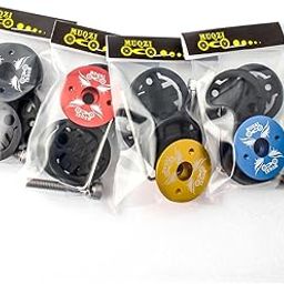 Enakshi (LABEL) Bike Stem Top Cap Computer Mount Base Holder for Garmin/Bryton/Wahoo Red-15