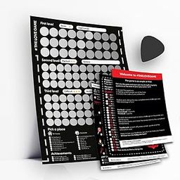 #THELOVEGAME WellGuide Scratch off Poster 169 date night ideas and conversations a perfect addition and decoration for the bedroom great idea for any couple-image-45