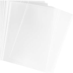VETAS Crystal Clear Transparent Packing Bags 10x14 Inch | Thick 90 Gauge Polypropylene (PP) | Reusable | Multipurpose Storage Pouches | Pack of 50-image-91