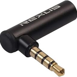 Phenovo Portable 3.5mm Male to Female Angle Audio Adapter-picture-21
