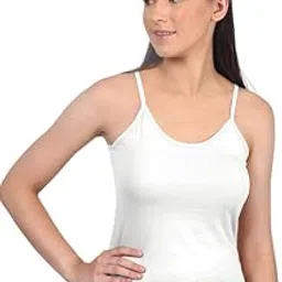 vanila Women's Super Stretch Solid Combed Hoisery Fabric Camisole with Adjustable Straps Short Length Pack of -1-picture-0