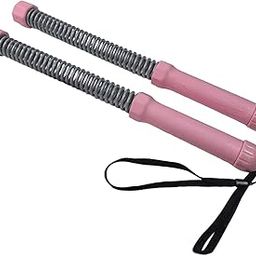 UJEAVETTE 2Pcs Ropeless Battle Ropes Quiet for Strength Training Office Indoor Outdoor Pink-image-96