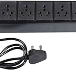 Ooper PDU 6 Point 6 Socket 5/15 Amp Socket with 16Amp MCB with Indicator Supprts Both 5amp & 15amp-24
