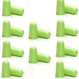 Soft Foam Ear Plugs Travel Sleep Prevention Earplugs Noise Reduction For Noise, Meditation, Studying, Live Concert, Yoga, Travel (10 Pair Foam Green)-picture-10