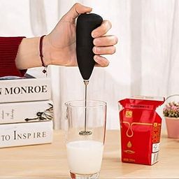 WEELZONE Mini Coffee Milk Egg Beater Electric Foam Hand Blender Mixer Classic Sleek Design Froth Whisker Latte Maker for Milk,Coffee, Beater,Juice,Cafe Latte,Cappuccino (Mini Blender)-12