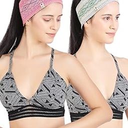 Pack of 2, Unisex Sports Set Running Gym Yoga Unisex Cotton Headband-image-17