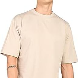 Men's 100%Cotton Oversized Fit T-Shirt-image-11