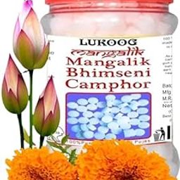TK100 Mangalik Bhimseni Camphor Tablet Jar 100g (Pack 1 jar) an Aroma Diffuser,Aroma Burner,Kapur dani for a Sweet Fragrance That Will Change Energy Levels & Create a Positive Aura Around Your Home-24