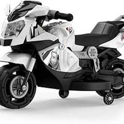 kidsROAR Electric Bike for Kids | Kids Bike 2-5 Years Electric | Baby Bike Toy | mini Bike for Children | Toy Bike battey Charger Lights Music Best Birthday Gifts for Kids Boys Girls (White)-image-55