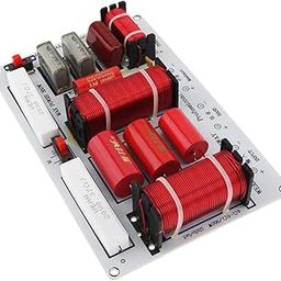 DriSentri 3 Speaker Crossovers, 350W 3 Way 3 Speaker Unit HiFi Home Speakers Audio Frequency Divider Crossover Filters-28