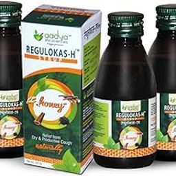 Aadya Science Life LLP Regulo Kas–H Syrup(100 ml each)- Herbal Cough Syrup- (Pack of 3) | Provide Relief for Sore Throat, Allergic Cough & Common Cold |Ayurvedic Herbs Honey, Ginger, Tulsi and Mulethi-image-63