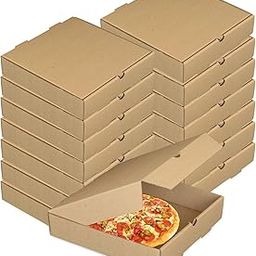MALANI STORES Corrugated Kraft Cardboard Brown Color pizza box (7X7X1.5 inch) Pack of 10-image-54