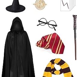 QuickHaven A Set Of Costumes, Robes with Scarves and Glasses, Costumes for Themed Parties and School Events-image-26