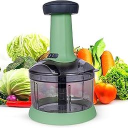 Chopper for Kitchen Use Vegetable Chopper for Kitchen Manual Hand Press Push Chopper with 3 Blades for Effortless Chopping Vegetables & Fruits Chopper Mixer Cutter(Push Chopper, 650 ml)-6