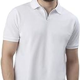 Solid Cotton Rich Polo T Shirt | Collar Tshirts | Half Sleeves | Plain-Regular Fit (Available in Plus Size)-image-27