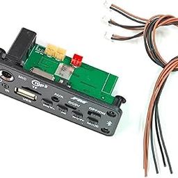 Pack of 1 Pcs Bluetooth FM USB AUX Card MP3 Decoder Module With Mic Electronic Components Electronic Hobby Kit-picture-25