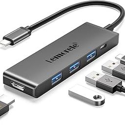 Lemorele USB C Hub 5-in-1 (Device Needs to Support DP ALT Mode) with 1x HDR 4K HDMI | 3X USB 3.0x3 | 100W PD | SD/TF Card Reader | Compatible with MacBook, iPad, Chromebook, Windows, Linux and More-12
