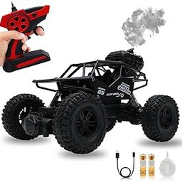 HARLAY TOYS Remote Control Rock Master/Crawler with Smoke, Monster Car for Kids Monster Truck Rock Climbing Car Toy for Kids | 2.4 GHz Remote with Long Range C Type Charging Multicolour-image-83