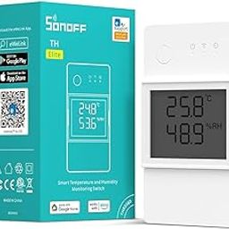 Ledgebit THR316D Smart Temperature & Humidity Switch with 16A*Dry Contact Output LCD Display Support Web/LAN/Voice Control, 6-Month Historical Data, Compatible with Sonoff Devices-20
