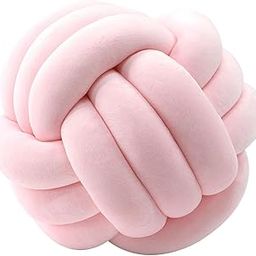 The Style SutraKnot Pillow Ball Thick Comfortable Knotted Pillows for Living Room Home Sofa Light Pink|Home & Garden | Home Decor| Pillows-image-3