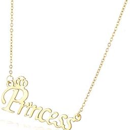 Valentine Princess Pendant for girl girlfriend Pendants for girl Pendent with Chain Stainless Steel locket Pendant Chain Jewellery wife Birthday Gift ladies Anniversary Gift for Husband-image-59
