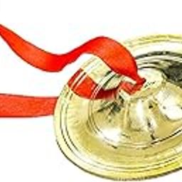 SAI Musicals Pure Brass Kartal Kansa Bell in Golden Colour and Medium Size-image-34