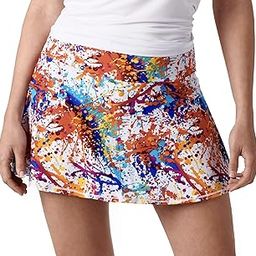 Splatter Paint Performance Athletic Skirt | Tennis | Training | Running | Pickle Ball Skort-image-82